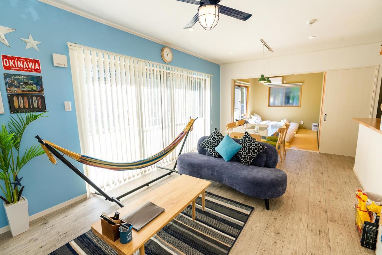 #3Ldk一軒家 #長期滞在可能 #海まで4分-- Starry Sky Resort Okinawa -- Onna Eksteriør billede