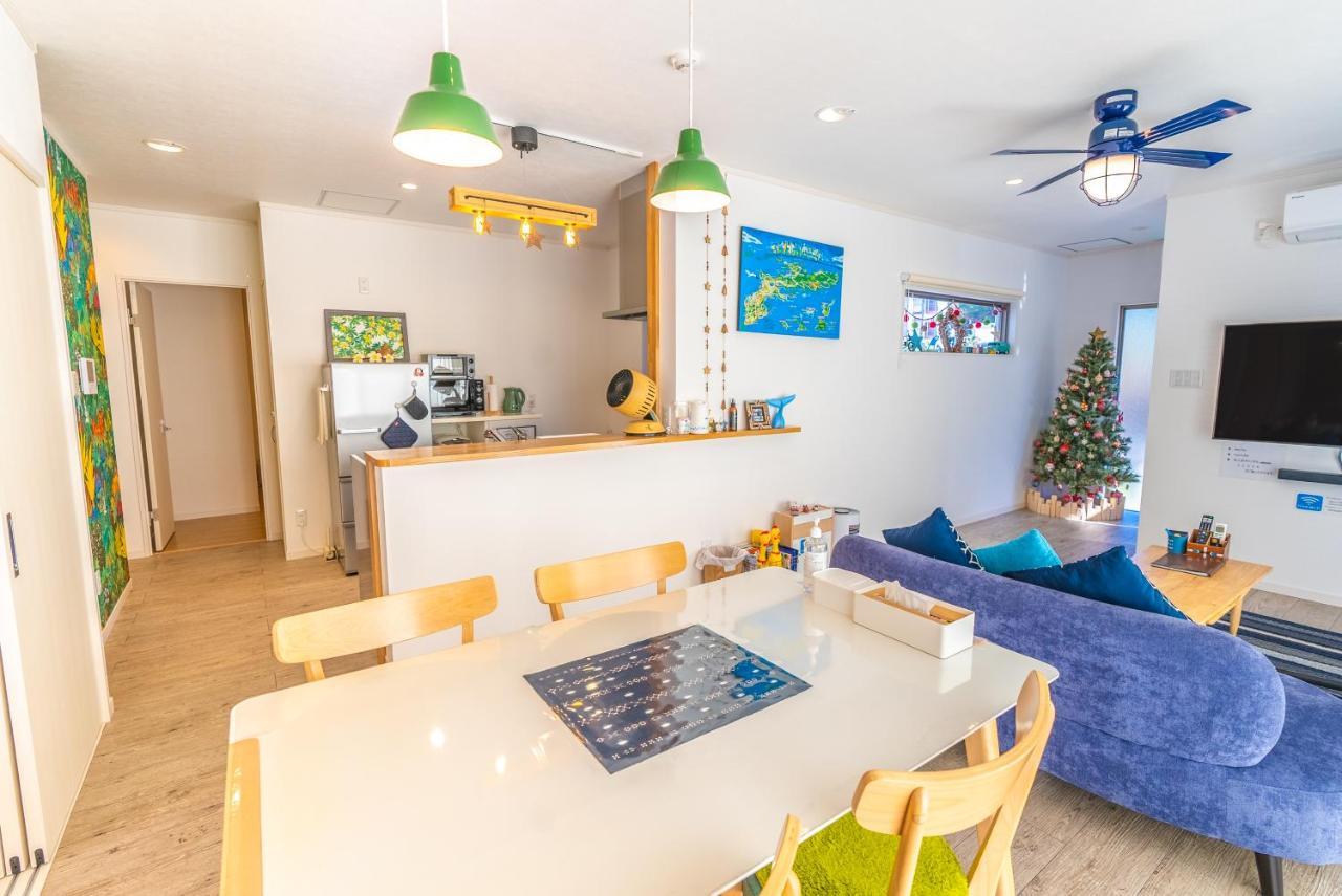 #3Ldk一軒家 #長期滞在可能 #海まで4分-- Starry Sky Resort Okinawa -- Onna Eksteriør billede