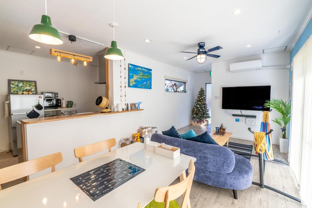 #3Ldk一軒家 #長期滞在可能 #海まで4分-- Starry Sky Resort Okinawa -- Onna Eksteriør billede